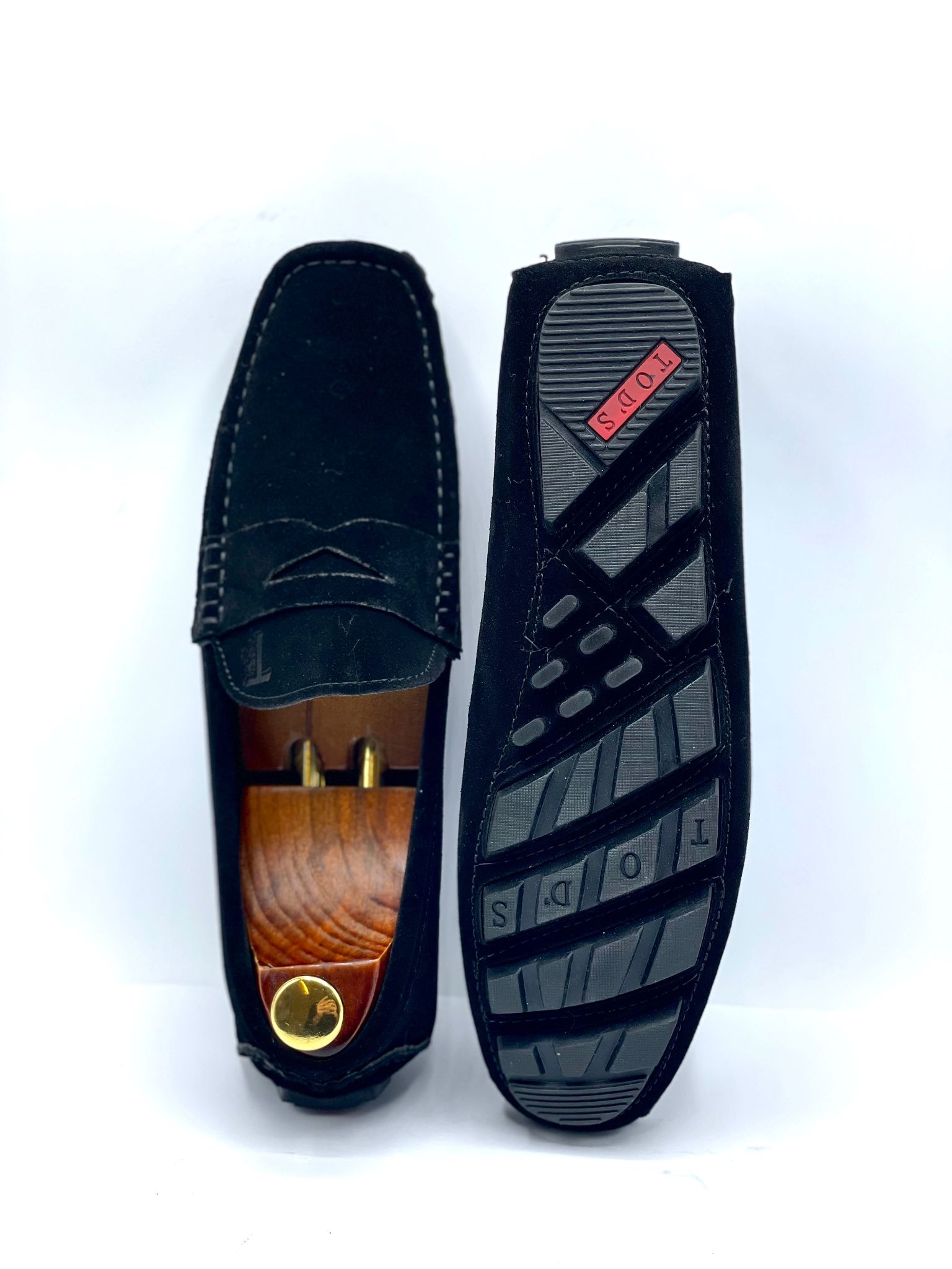 Men's Moccasins Tod's Suede Shoe (Black)