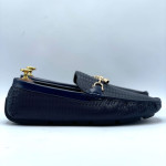 Men's Moccasins Tassel Shoe (Blue)