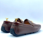 Men's Moccasins Tassels Shoe (Brown)