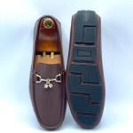 Men's Moccasins Tassels Shoe (Brown)