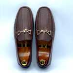 Men's Moccasins Tassels Shoe (Brown)