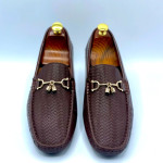 Men's Moccasins Tassels Shoe (Brown)