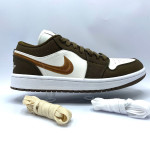 Nike Air Jordan's 1 Low Brown Canvas