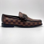 Men's LV Ebene Major Loafer Shoe (D.Brown)